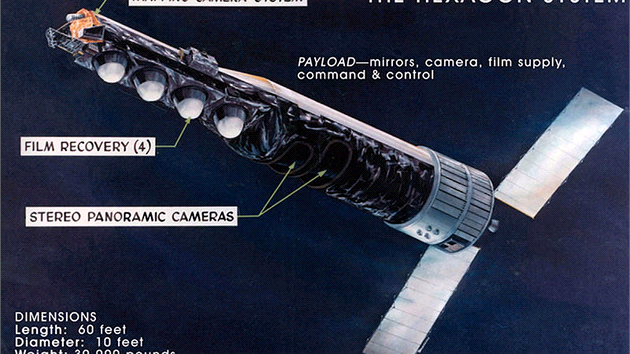 Systém Hexagon (KH-9, zvaný též Big Bird) se vyznačoval nosností čtyř návratových pouzder pro film a nesl kamery schopné rozlišit z oběžné dráhy až 0,6m objekty. Nalétal 20 misí v letech 1966-1986