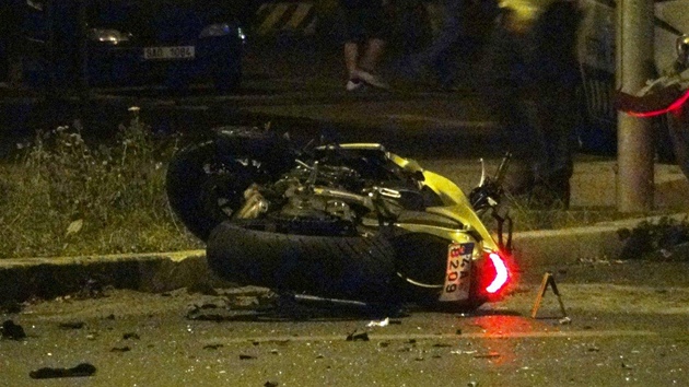 Tragick nehoda motorke na Proseku (15. srpna 2012)