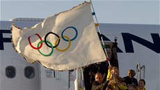 U JE V NOVÉM DOMOV. Olympijská vlajka se pesunula z Londýna do Ria de