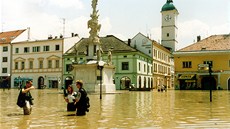 Záplavy v Uherském Hraditi