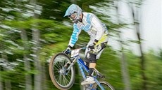 �eský biker Luká� M�chura na závodech v Kanad�.