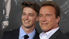 Arnold Schwarzenegger a jeho syn Patrick