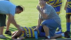 Zran�ný na fotbale