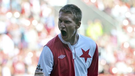Slavia se me tit na tetí kolo domácího poháru. Ilustraní snímek