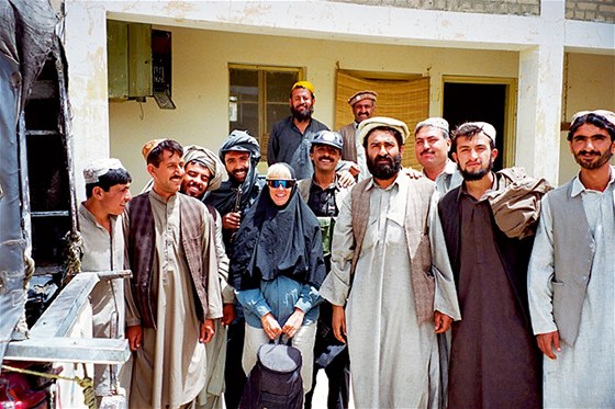 Milena Holcová v Afghánistánu