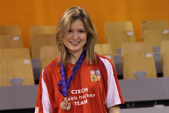 Marie Vargová na mistrovství Evropy ve stolním hokeji získala dv medaile -