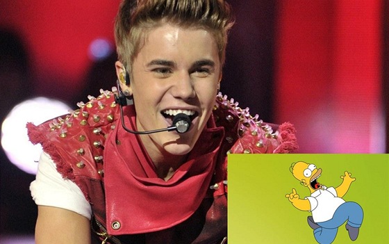 Justin Bieber se objeví v seriálu Simpsonovi 