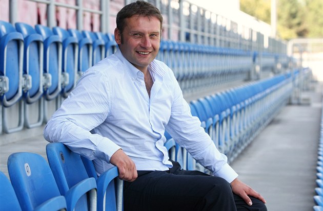 Svatopluk Habanec, nový kou� fotbalist� Slovácka.