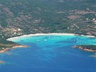 Plage Rondinara  jihovýchodní pobeí Korsiky