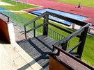 Mstský atletický stadion stadion v Pardubicích na Dukle má po rekonstrukci