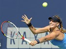VYBERU TO. Petra Kvitová ve finále turnaje v New Havenu. 