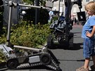 Vojenský robot se pedstavuje v Berlín bhem "dne otevených dveí".