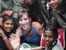 Diana Kuerová (27 let), Kérala, Indie