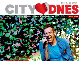 Tituln strana Magaznu CITY DNES na z 2012