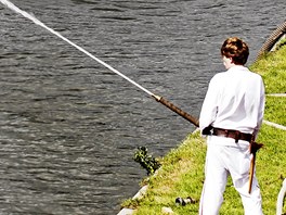 Nábeí paromil v Hradci Králové (25. srpna 2012)