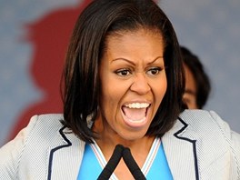 Manelka americkho prezidenta Baracka Obamy Michelle se v ebku