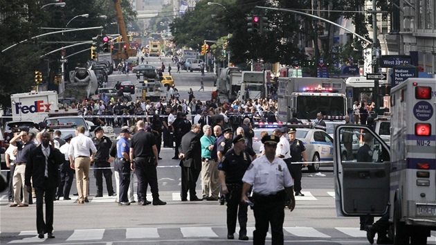 Pt Avenue na Manhattanu pot, co se tam stlelo (24. srpna 2012)