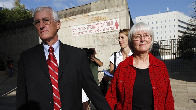 Cindy a Craig Corrierovi v Haif (28. srpna 2012)