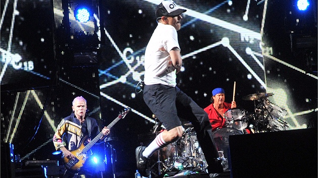 Skupina Red Hot Chilli Peppers vystoupila 27. srpna v praskm Edenu.