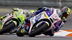 V DESÍTCE. �eský jezdec Karel Abraham byl v domácí Velké cen� silni�ních...