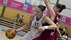 Momentka z mistrovství Evropy basketbalistek do 20 let divize B mezi Bulharskem