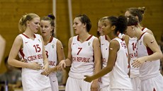DO BOJE. �eské mláde�nické reprezentantky p�ed utkáním s Bulharskem.
