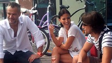 Jaro Slávik, Gábina Party�ová a Daniel Zahrádka ve Vídni 