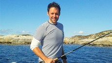 Michael Foret rybaí v Norsku. 