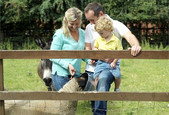 Návtva farmy je pro mnohé dti píleitostí vidt poprvé ivou ovci.