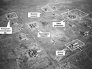 Snímek z archivu CIA zachycuje komplex al-Muthanna poblí Samarry po operaci
