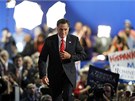 Mitt Romney bhem sjezdu republikán v Tamp na Florid, kde strana oficiáln