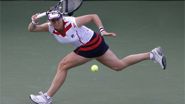 KONEC. Kim Clijstersov vypadla na US Open ve druhm kole.