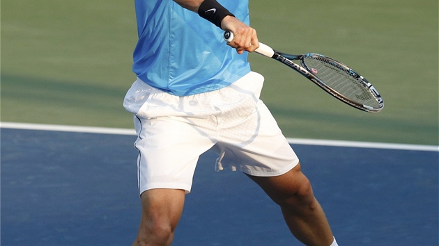 TOHLE BY LO, NE? Tom Berdych v utkn druhho kola US Open proti Estonci Jrgenu Zoppovi.