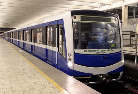 V Petrohrad budou cestující vozit soupravy metra NVa vyrobené v Plzni. Na