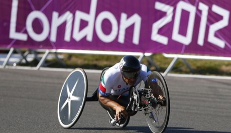 Na letoní paralympiád v Londýn probhly závody tricyklist bez Lady Ekrtové. Na pítí by u eka chtla jet.