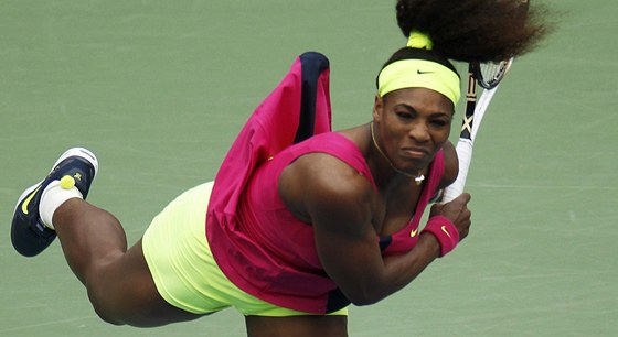 V AKCI. Serena WIlliamsová na US Open.