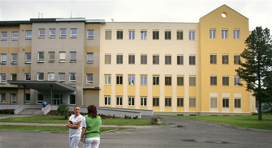 Zrekonstruovaná ást pavilonu B chebské nemocnice.