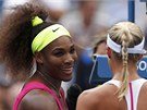 ZÁBAVA. Americká tenistka Serena Williamsová rozdrtila v osmifinále US Open