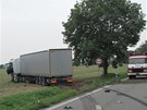 Nehoda mezi Hradcem Králové a Chlumcem nad Cidlinou (3. 9. 2012)