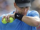 NEPOVEDLO SE. Tomá Berdych v semifinále US Open proti Andymu Murraymu.
