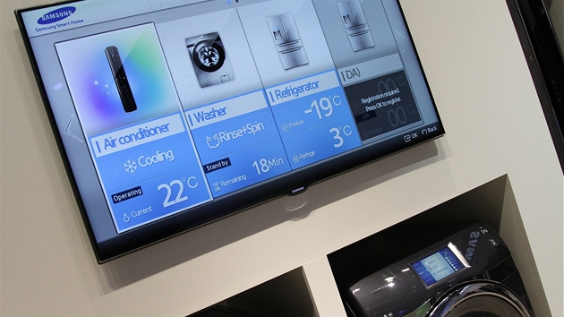 Ledniky, praky i klimatizace od Samsungu lze ovldat pes mobiln telefony s OS Android i iOS.