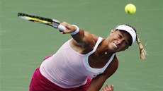 VELKÉ ÚSILÍ. Česká tenistka Andrea Hlaváčková se v souboji se Serenou