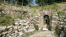 Útroby dolu Mauricius v Hebené u Abertam.