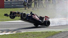 SKONČIL JAKO PRVNÍ. Jean-Eric Vergne z týmu Toro Rosso ukázal svou nezkušenost...