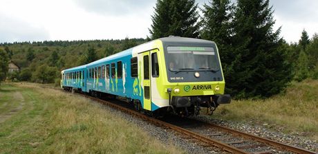 Motorové jednotky 628 Deutsche Bahn budou pepravovat cestující mezi Kralupy a...