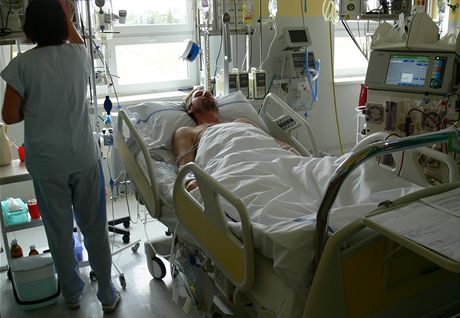 Tomáe Sovu zachránili na oddlení ARO Slezské nemocnice v Opav.