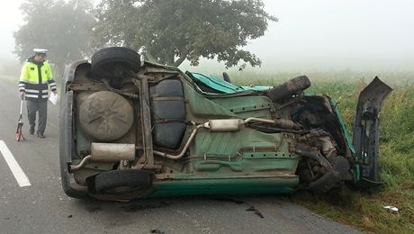 Dopravn nehodu u Straova na Hradecku idi nepeil (14. 9. 2012)