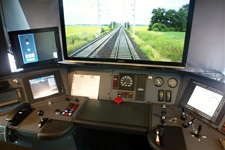 Simulátor souprav Stadler Flirt, které v esku provozuje Leo Express.