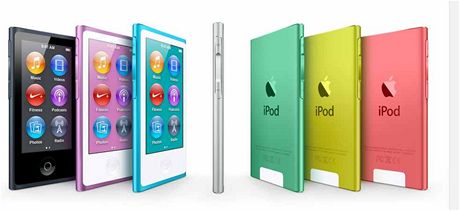 Pehrávae iPod nano jsou v sedmi barevných provedeních