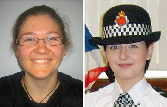 Policistky Fiona Boneová (vlevo) a Nicola Hughesová byly zabity pi útoku v